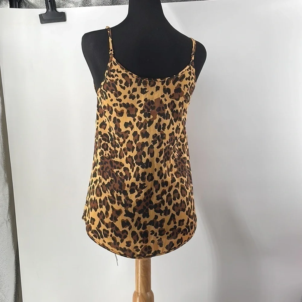 Aritzia Babaton camisole leopard print animal print cami tank top sexy sz xxs